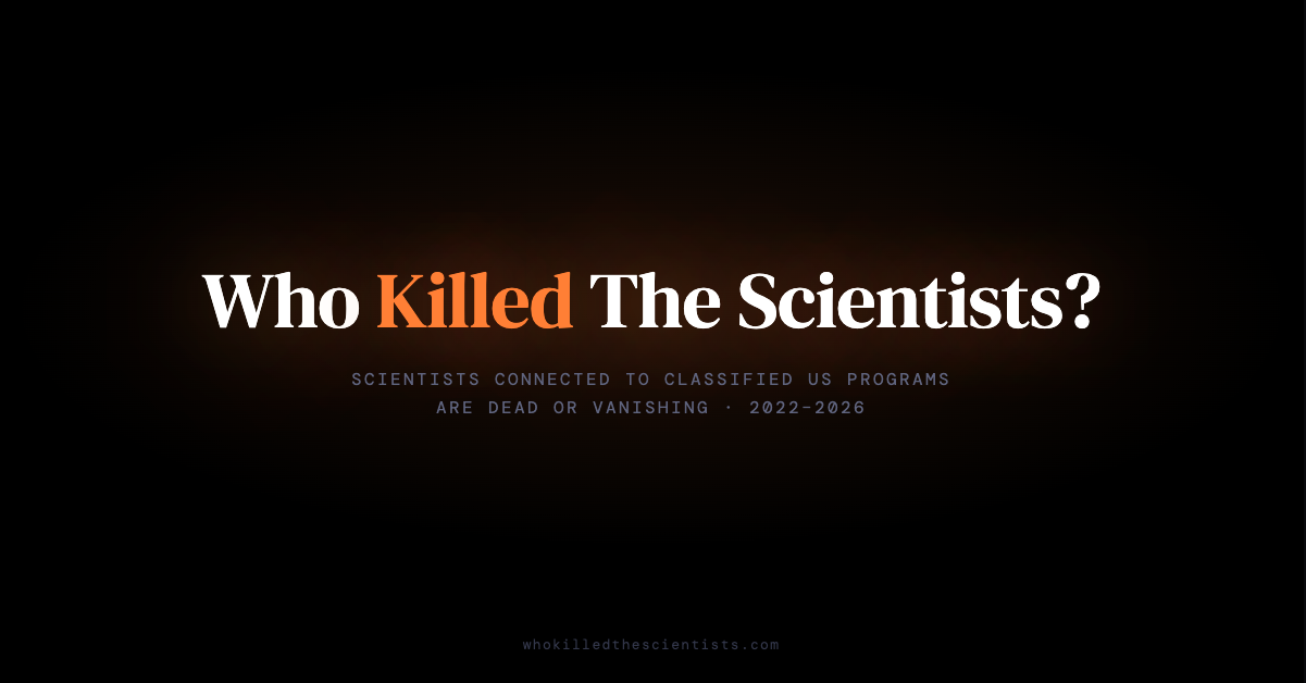 whokilledthescientists.com